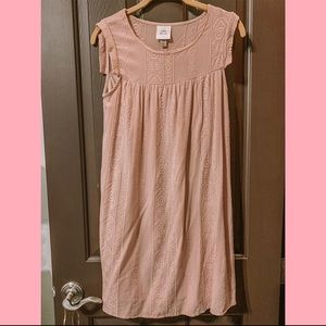 Light Pink Straight Dress